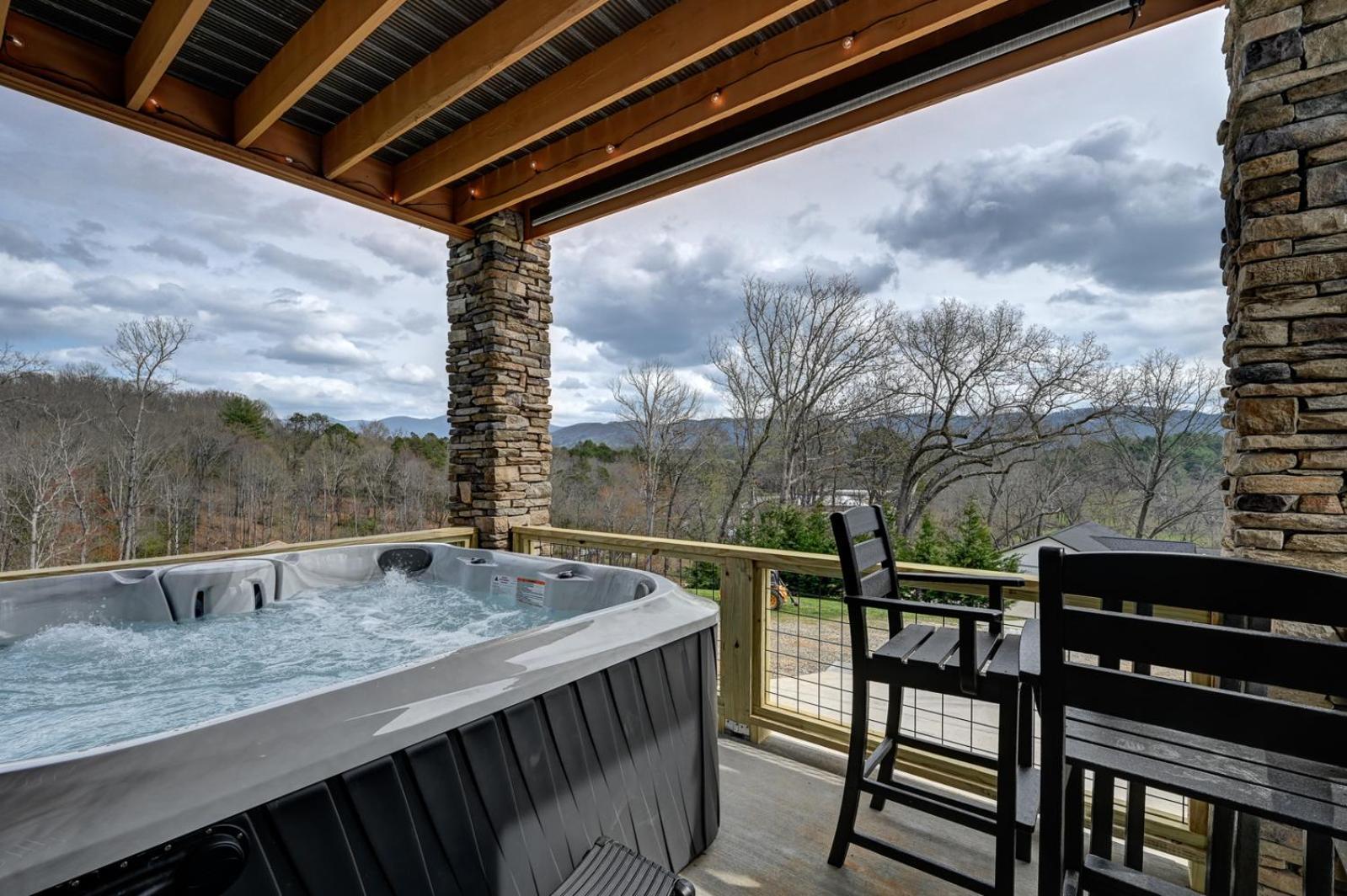웨버빌 Mon Tresor, Modern Mountain Views With Deck 빌라 외부 사진